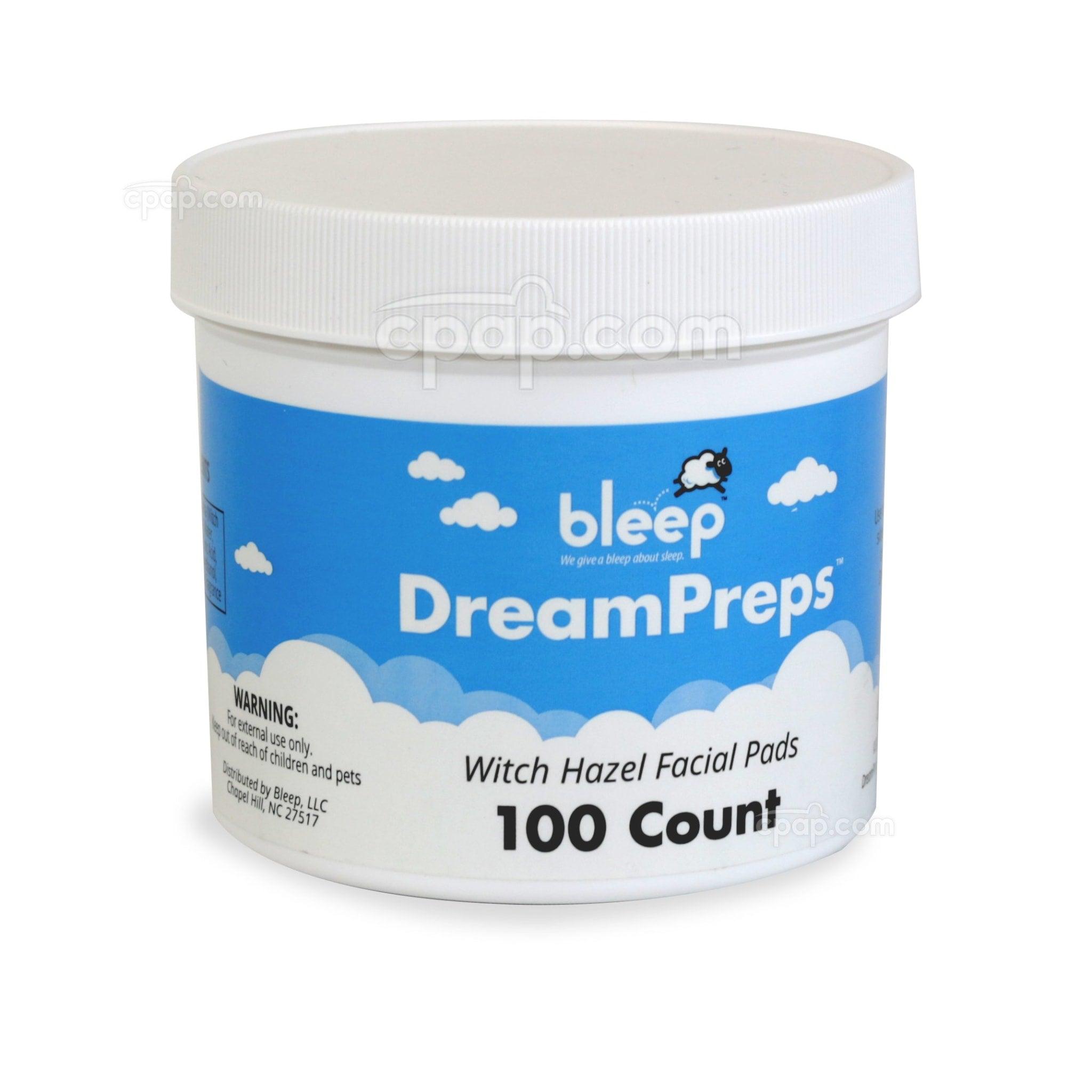 Product image for DreamPreps Witch Hazel Facial Pads (100 Pads/Wipes)