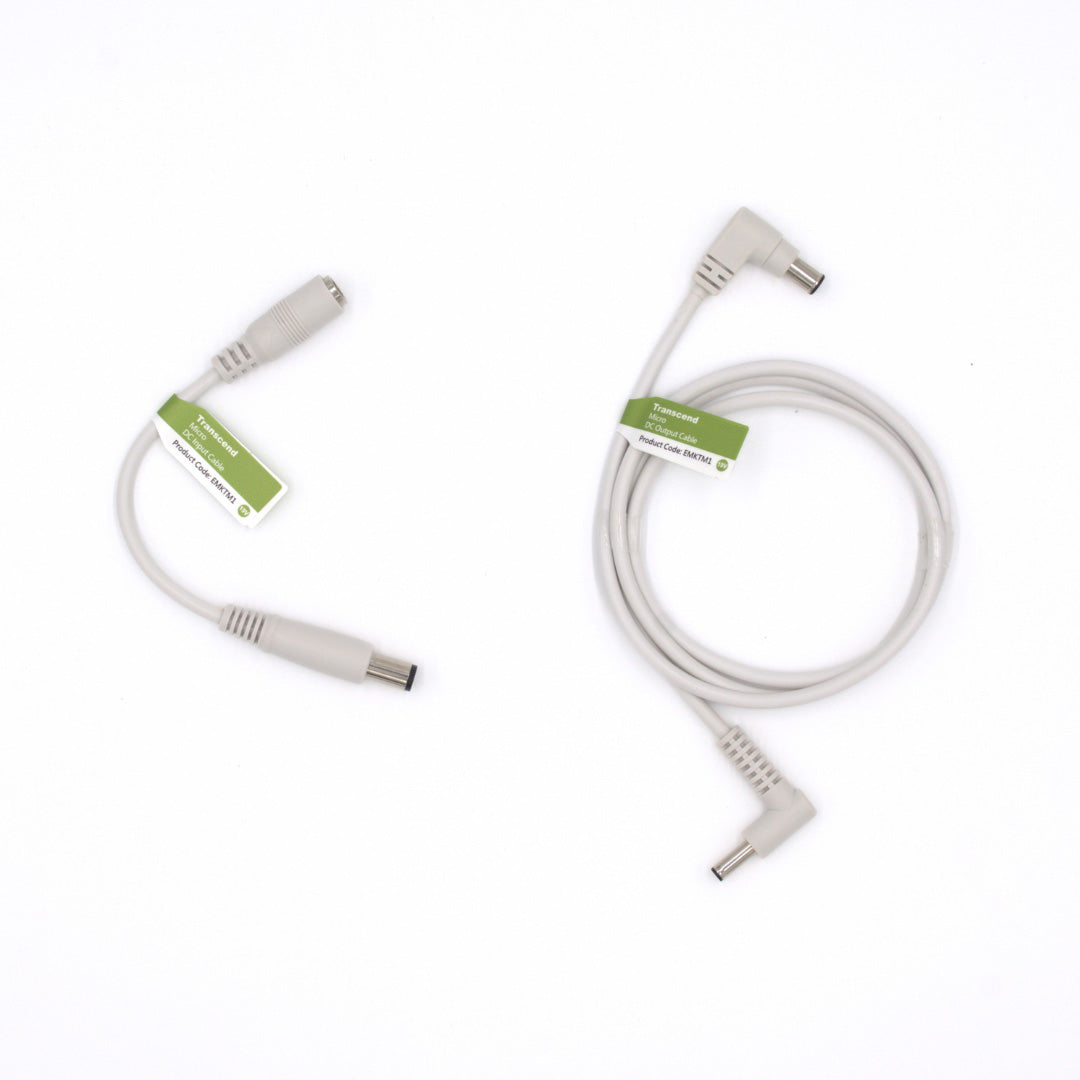 DC Cable & Charging Adapter Battery Kit for Transcend Micro Kit
