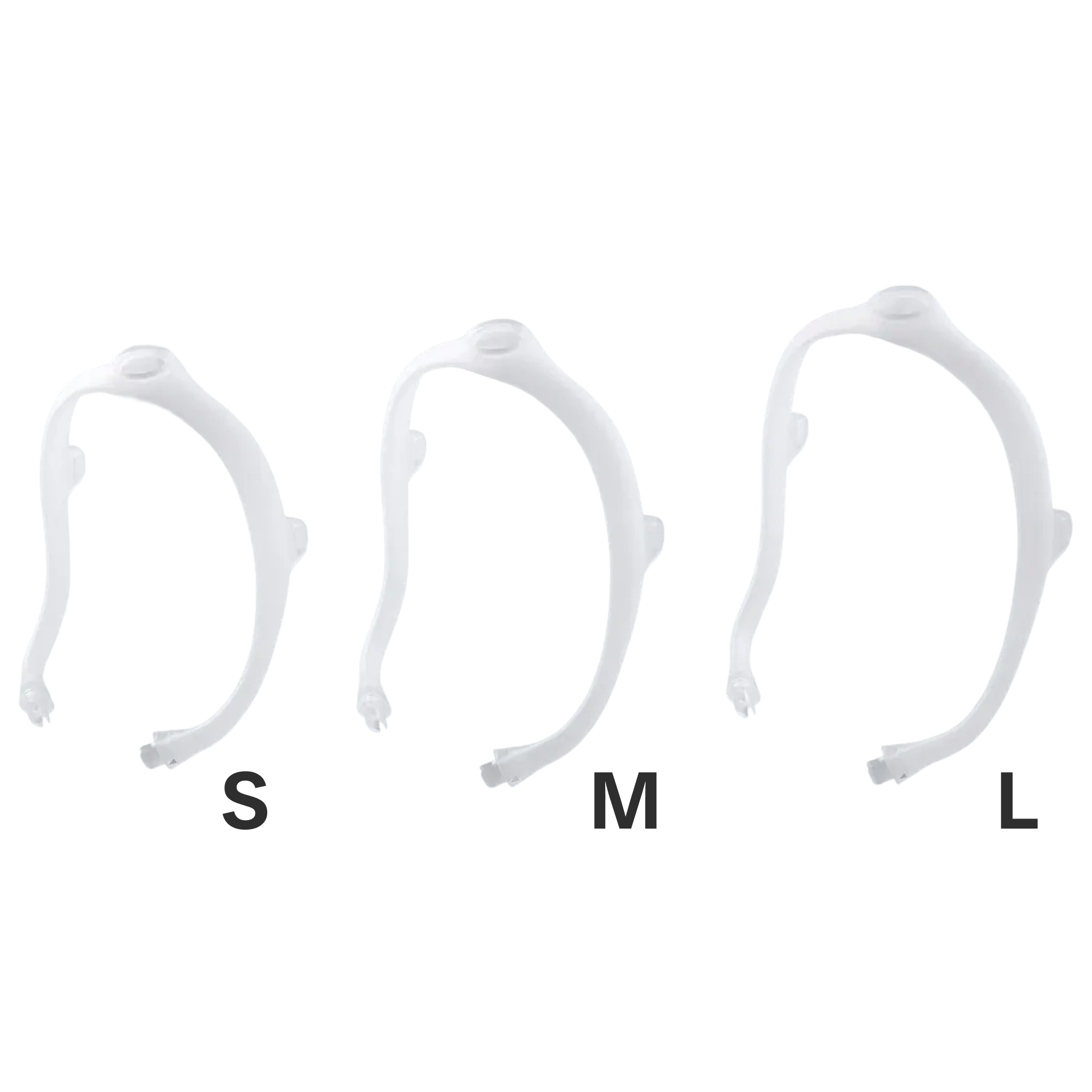 Available sizes of the Product image for Frame for DreamWear CPAP Masks: S,M,L