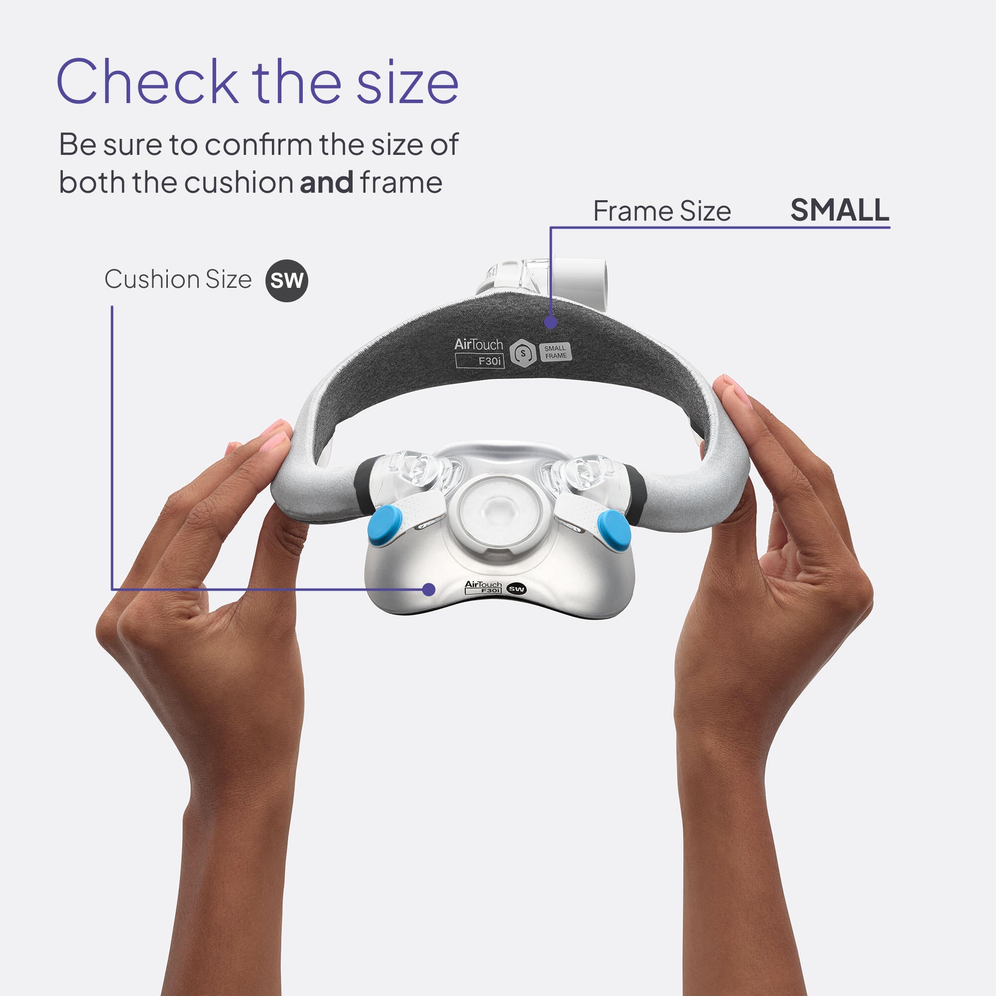 AirTouch™ F30i Comfort Frame System Without Headgear