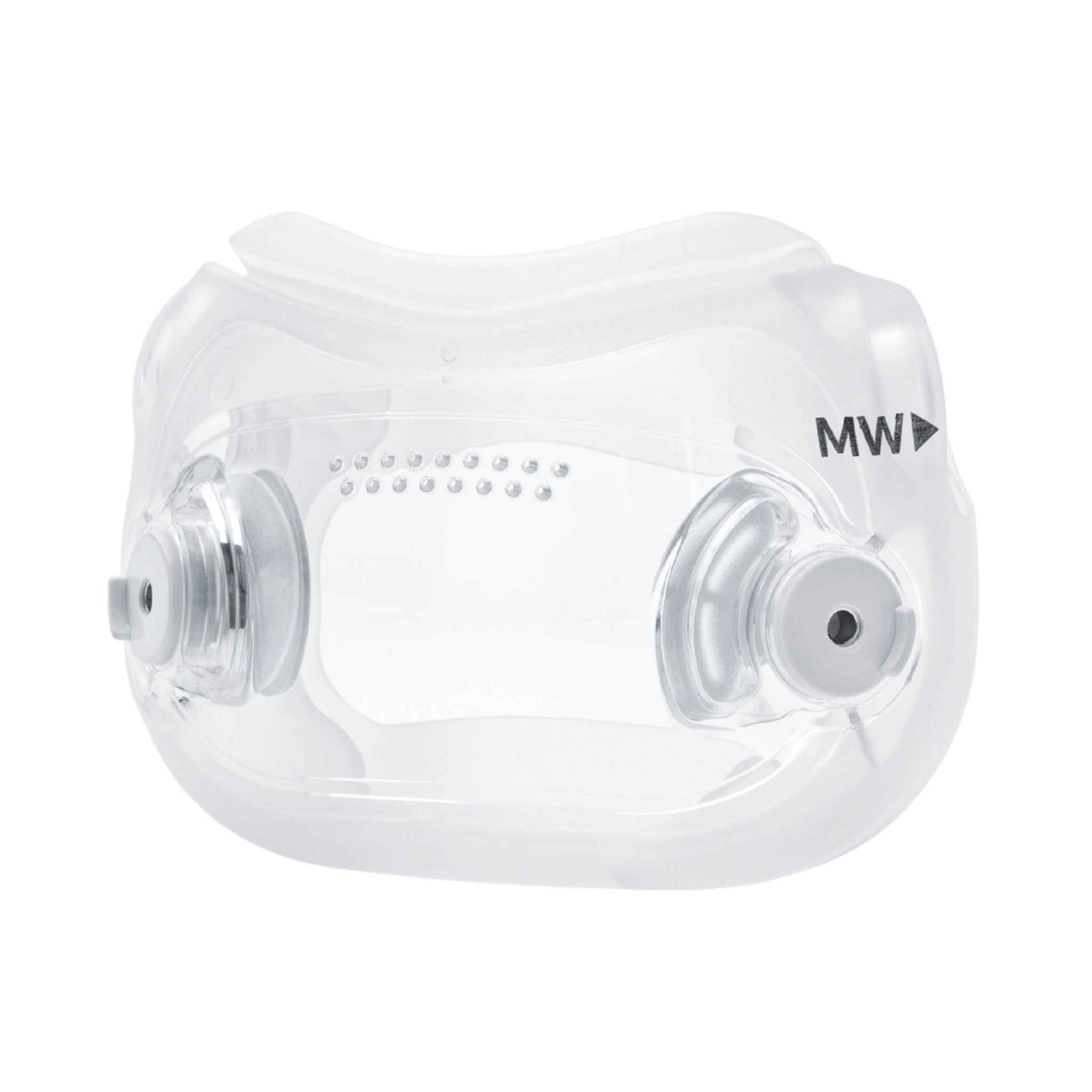 medium-wide dreamwear full face cushion front quarter view